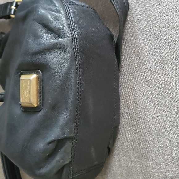 Marc by marc jacobs black leather shoulder crossbody bucket bag - Picture 5 of 16